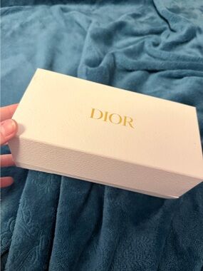 Dior White Box with Gold Logo